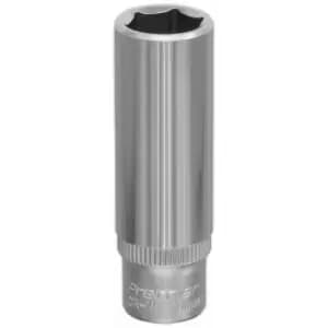 Image of S1411D WallDrive Socket 11mm Deep 1/4'Sq Drive - Sealey