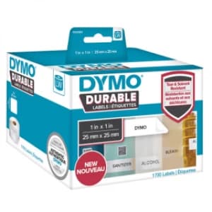 Image of Dymo 1933083 Durable Square Labels 25mm x 25mm 1 x 1700 Labels