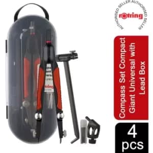 Image of 676560 Compact Giant Universal Compass Set with Lead Box - Rotring