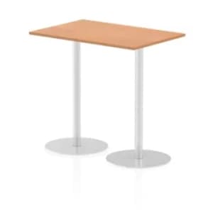 Image of Italia Poseur Table Rectangle 1200/800 Top 1145 High Oak