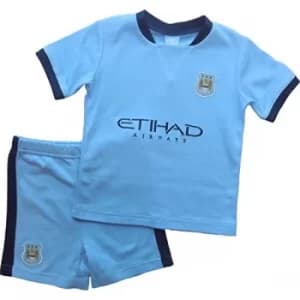 Image of Manchester City FC Shirt & Short Set 9/12 mths NC