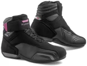 Image of Stylmartin Vector Motorcycle Shoes, black-pink, Size 37, black-pink, Size 37