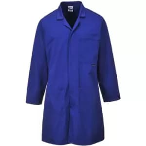 Image of 2852 - Royal Blue Standard Lab Coat Jacket sz Large Regular - Portwest