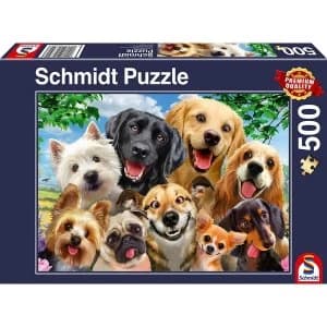 Image of Schmidt Dog Selfie Jigsaw Puzzle - 500 pieces