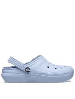 Image of Crocs Classic Lined Kids Sandal, Blue, Size 2 Older