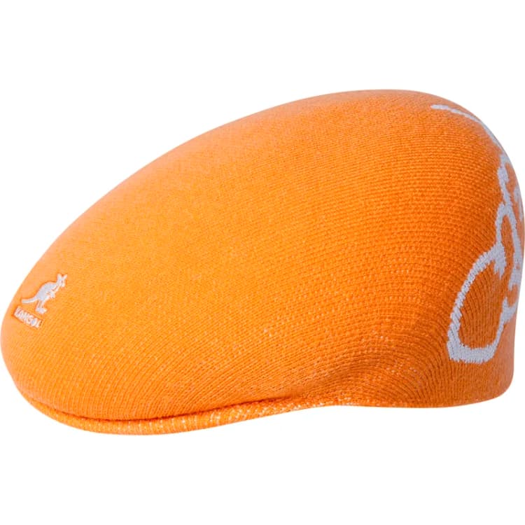 Image of Kangol Wool beret Kangol Y2K 504 Orange Unisex L