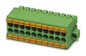 Image of Phoenix Contact Dfmc 1,5/ 7-Stf-3,5 Terminal Block, Pluggable, 7Pos, 16Awg