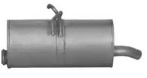 Image of IZAWIT Rear silencer PEUGEOT,CITROEN 28.037 1730Q8,1730Q8