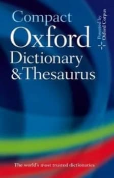 Image of Compact Oxford Dictionary and Thesaurus by Oxford Dictionaries Hardback