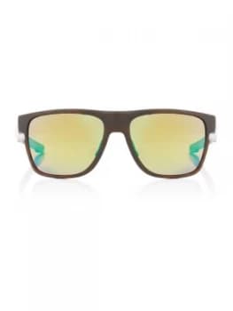 Image of Oakley Brown OO9360 Crossrange square sunglasses Brown