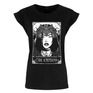 Image of Deadly Tarot Womens/Ladies The Empress T Shirt (XXL) (Black)
