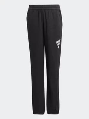 Image of Boys, adidas Future Icons 3-stripes Joggers, Blue, Size 9-10 Years