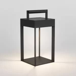 Image of Kuro 250 Outdoor LED Portable Box Light Textured Black Touch Dimmer