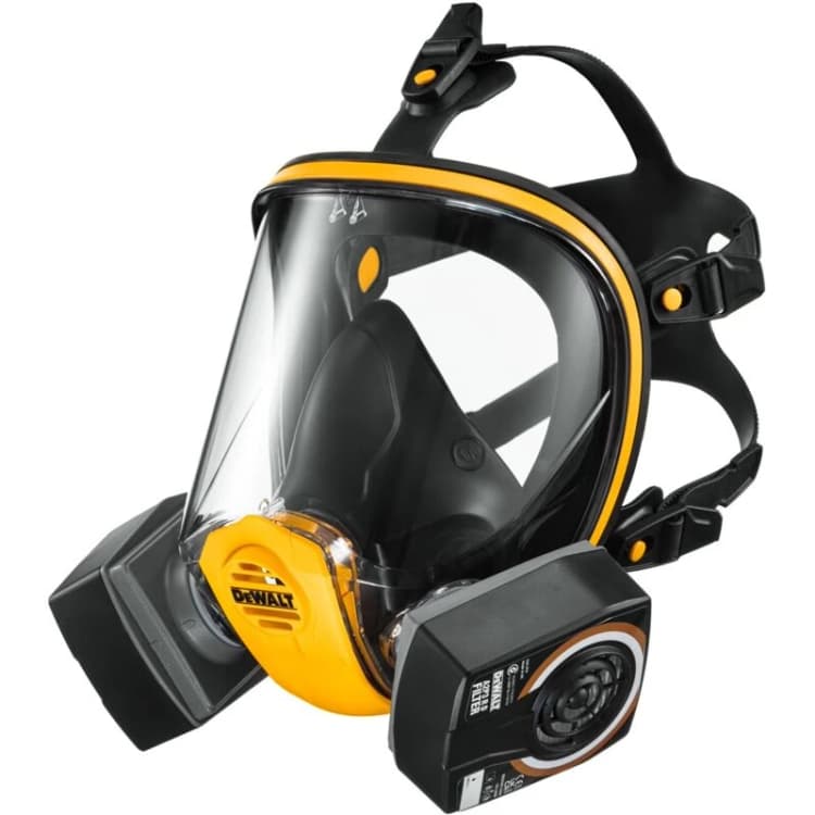 Image of DEWALT Respiration A2P3 Full Face Mask Respirator Size: M