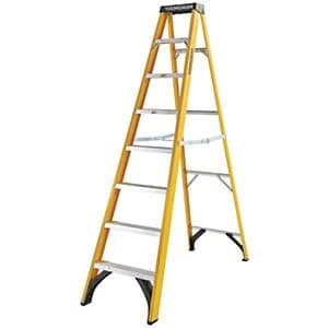 Image of Youngman S400 8 Tread Fibreglass Stepladder