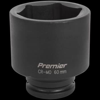 Image of Sealey 3/4" Drive Deep Hexagon Impact Socket Metric 3/4" 60mm