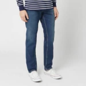 Image of Nudie Jeans Mens Steady Eddie II Straight Jeans - Dark Classic - W38/L32