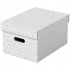 Image of ESSELTE Storage Box Home Size M 3pcs white