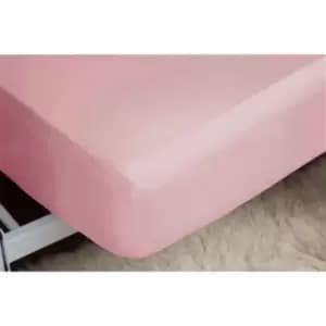 Image of Easy Care Fitted Sheet Small Single Blush
