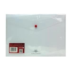 Image of Bundle Concord Value Stud Wallet File Polypropylene A4 Clear Single 3