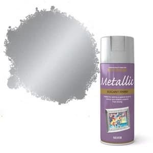 Image of Rust-Oleum Silver effect Multi-surface Spray Paint 400ml