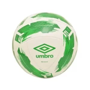 Image of Umbro Swerve Football White Green Size 5