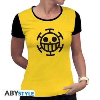 Image of One Piece - Trafalgar Law Womens X-Small T-Shirt - Yellow