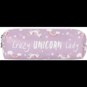 Image of Lilac Crazy Unicorn Pencil Case