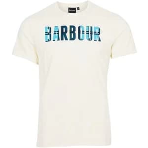 Image of Barbour Mens Canlan Tee Chalk Large