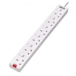 Image of 6 Way Power Strip Individual Switch 3M