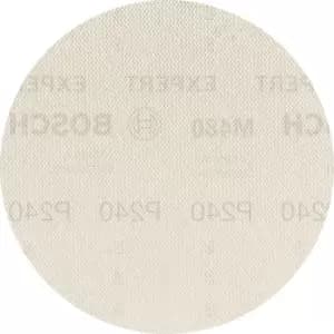 Image of Bosch Expert M480 125mm Net Abrasive Sanding Disc 125mm 240g Pack of 50