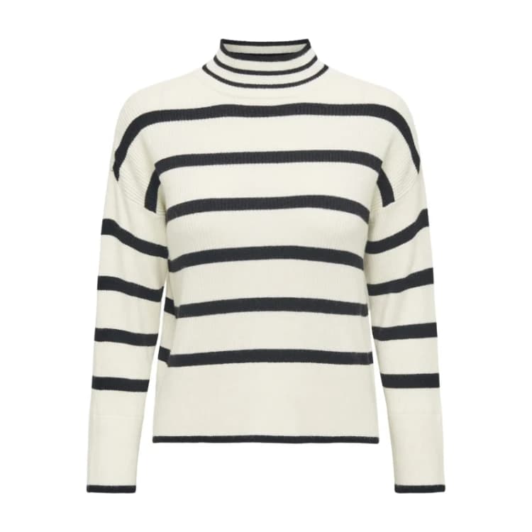 Image of Only Womens stand-up collar sweater Only Ibi Blanc Female L