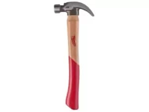 Image of Milwaukee 4932478659 16oz Hickory Curved Claw Hammer