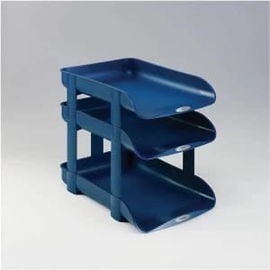 Image of Rexel Agenda2 A4/Foolscap 55mm Letter Tray Blue Single