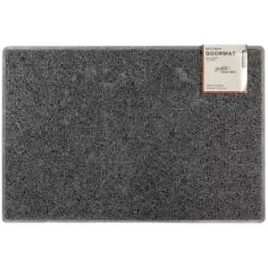 Image of Plain Large Doormat in Grey