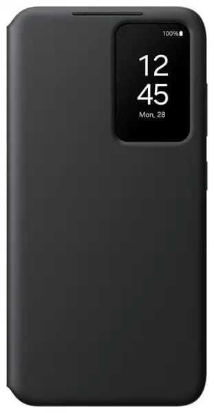 Image of Samsung S24 Smart View Wallet Folio Phone Case - Black