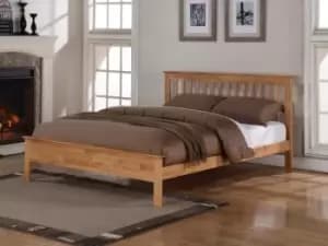 Image of Flintshire Pentre 6ft Super King Size Oak Wooden Bed Frame