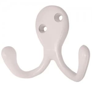 Image of Select Hardware Twin Robe Hook 2 Pack