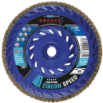 Image of 115XM14 Zircon Speed 80 Flap Disc - Dronco