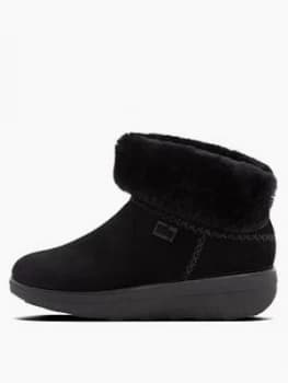 Image of Fitflop Mukluk Calf Boot - Black