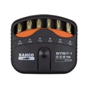 Image of Bahco 62TIN/7-1 TiN Bit Set, 7 Piece