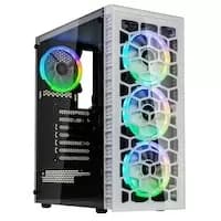 Image of Kolink Observatory Lite ARGB Midi Tower Gaming Case - White