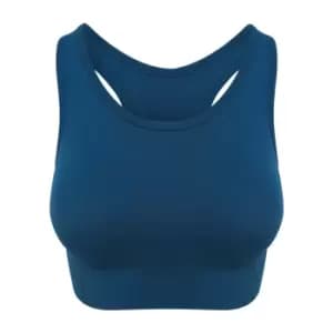 Image of AWDis Womens/Ladies Cool Seamless Crop Top (M) (Ink Blue)