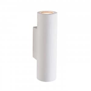 Image of 2 Light Indoor Wall Light White Plaster, GU10