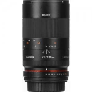 Image of Samyang 100mm f2.8 ED UMC Macro Lens for Canon EF Mount Black