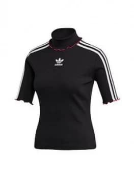 Image of adidas Originals Tee - Black, Size 14, Women