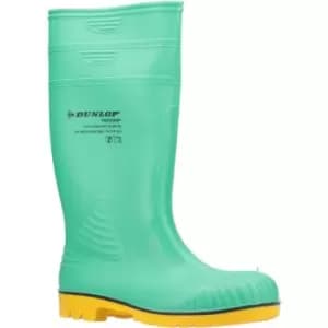 Image of Dunlop Acifort Hazguard Safety Wellington Green Size 7