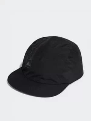Image of adidas 4cmte Four Panel Rain.rdy Running Training Cycling Cap, Black/White, Size L/Xl, Men
