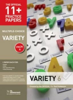 Image of 11+ Practice Papers Variety Pack 6 multiple Choice by Gl Assessment Book