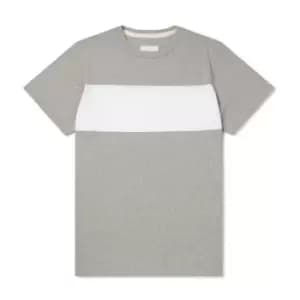 Image of Albam Block Marl T Shirt - Grey